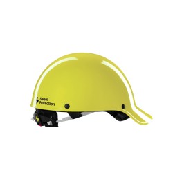 Casque Sweet Strutter jaune derrière