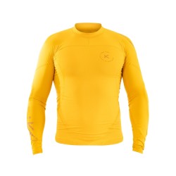 T-shirt Shade cross avec coudière intégré de la marque Hiko, couleur jaune
